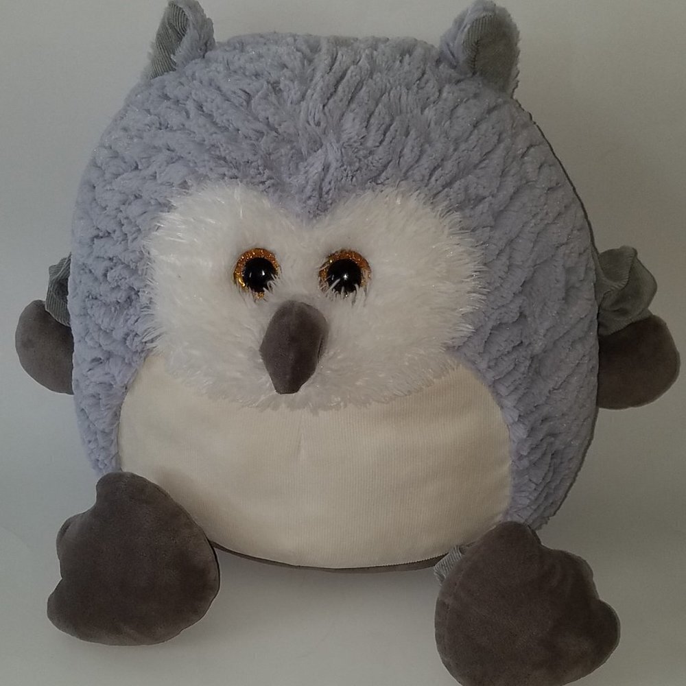 Animal Alley Gray Owl Plush Stuffed Animal Big 15"